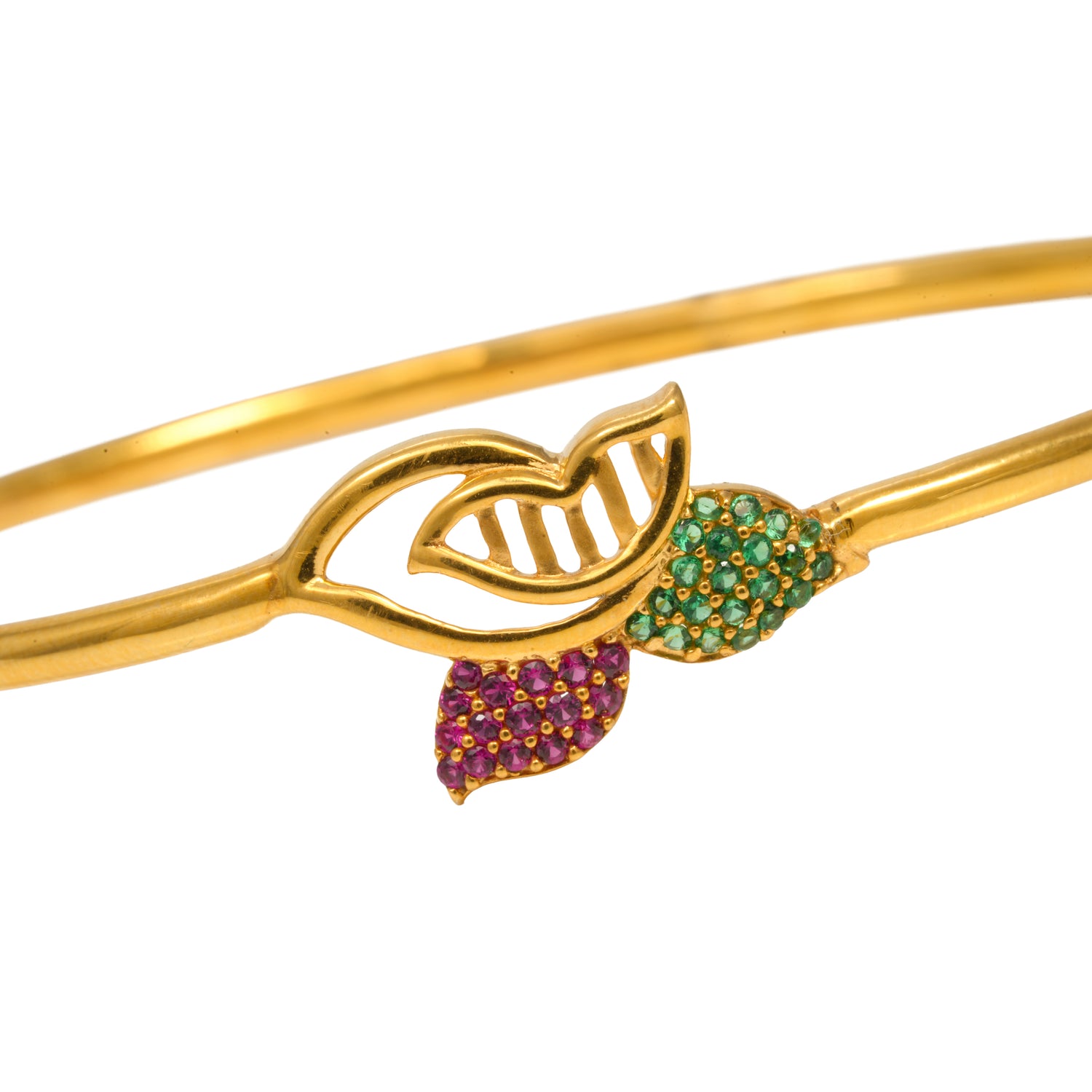 Navira blossom radiant bracelet zircon silver bracelet radiant gold finish – 417-00223