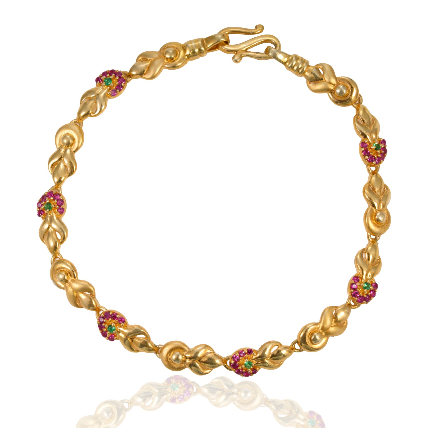 Marvella regal glow bracelet zircon silver bracelet radiant gold finish – 417-00074