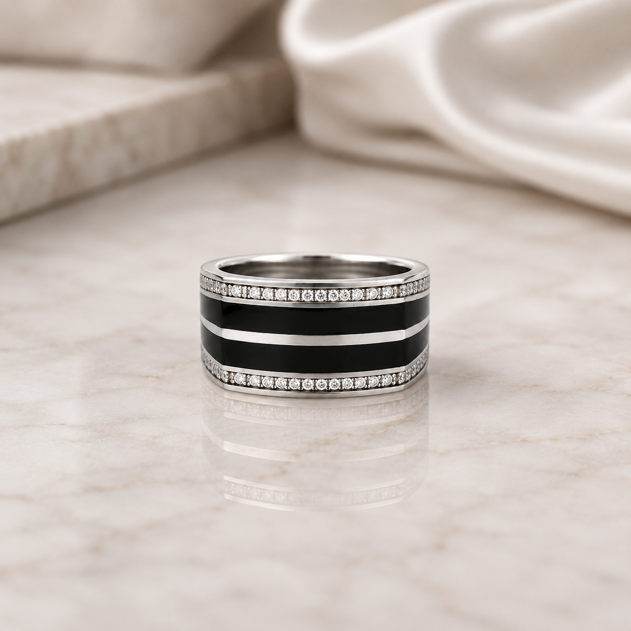 Midnight Luxe Band Ring