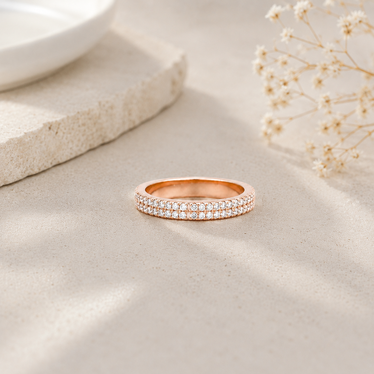 The Lumina Double Row Ring