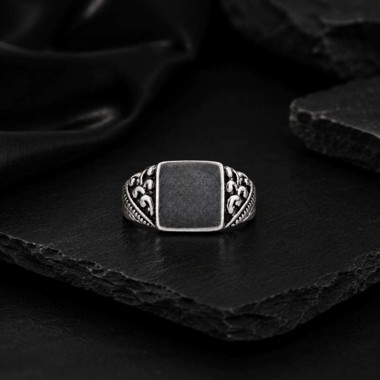 The Valerius Onyx Signet Ring