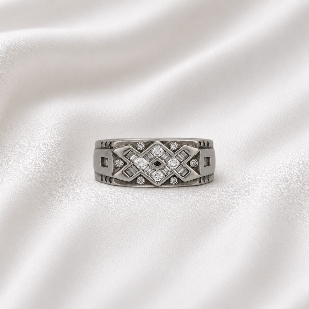 Heritage Weave Silver Ring