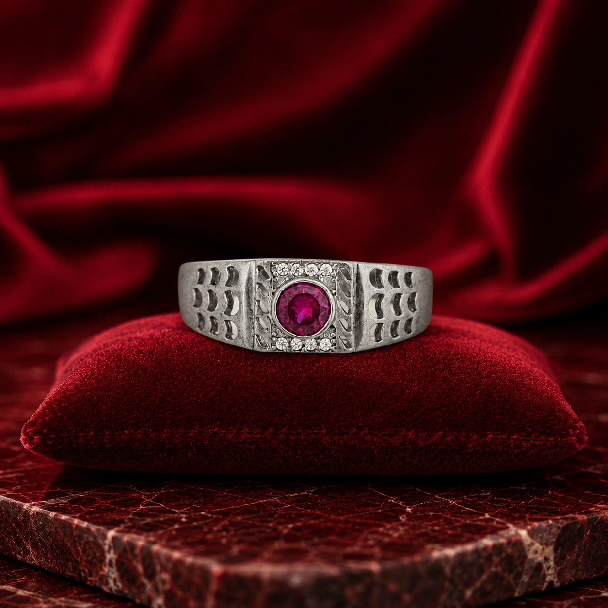 Rose Aura Open Ring