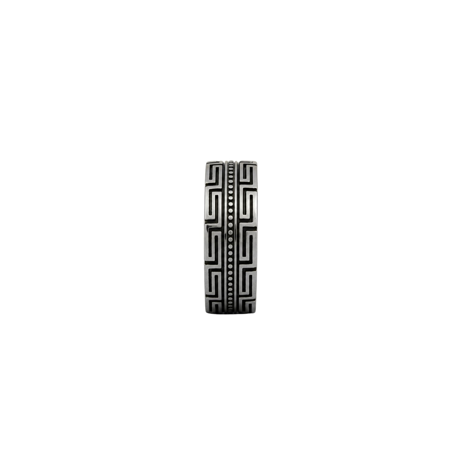 Maze Noir Band Ring