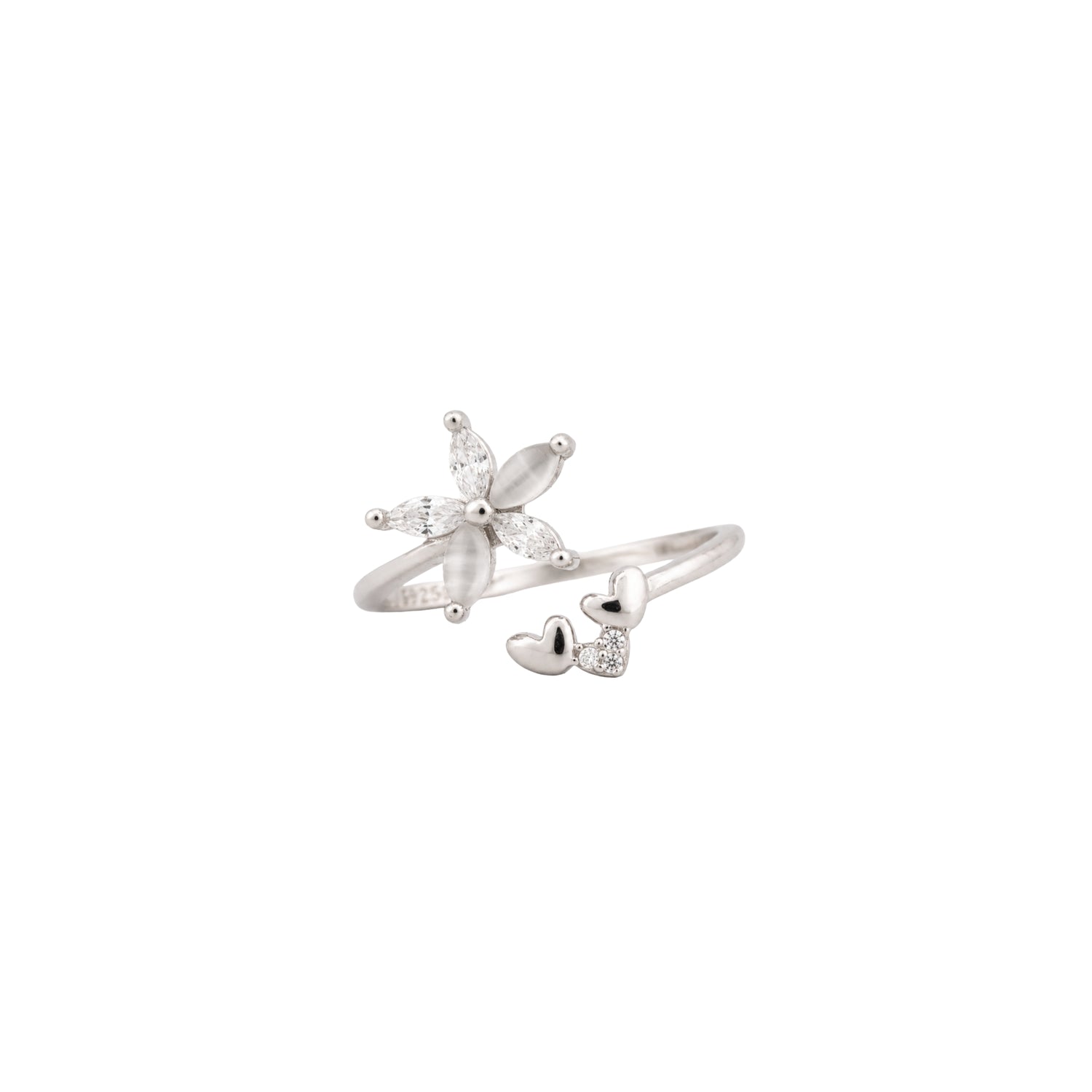 The Wildflower Heart Bypass Ring