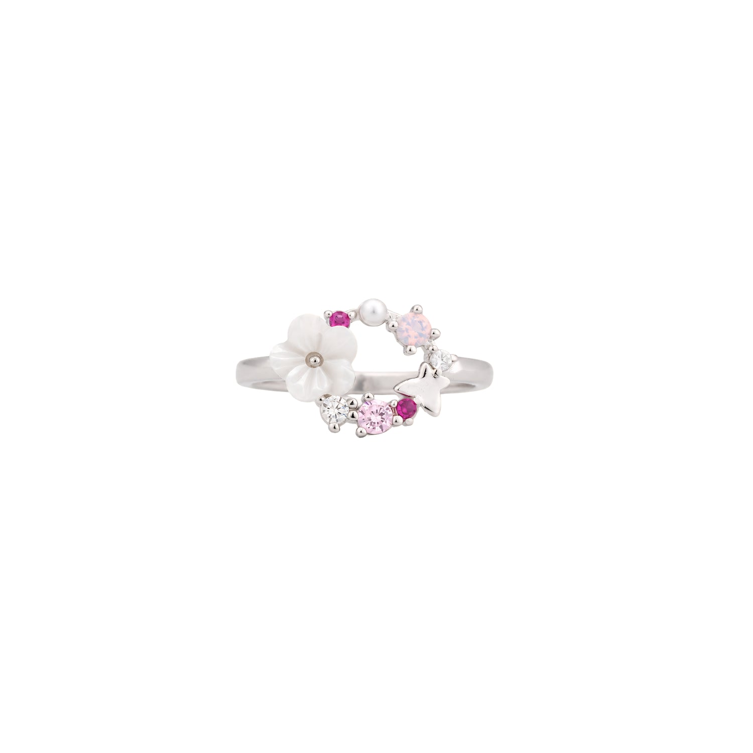 The Meadow Crown Flower Ring