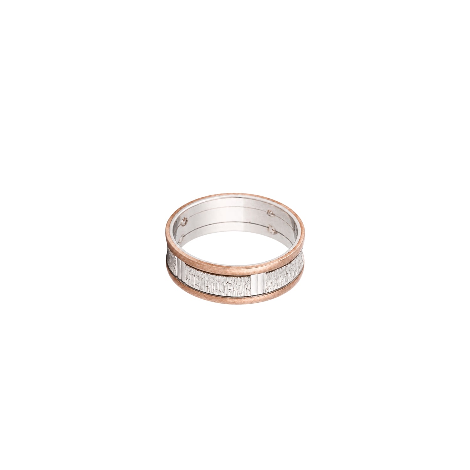 Rose Corner Halo Ring